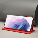 For Samsung Galaxy S22+ 5G LC.IMEEKE Hon Ancient Series Horizontal Flip Leather Phone Case(Red)