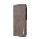 For Samsung Galaxy S22+ 5G LC.IMEEKE Hon Ancient Series Horizontal Flip Leather Phone Case(Coffee)