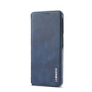 For Samsung Galaxy S22+ 5G LC.IMEEKE Hon Ancient Series Horizontal Flip Leather Phone Case(Blue)