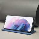 For Samsung Galaxy S22+ 5G LC.IMEEKE Hon Ancient Series Horizontal Flip Leather Phone Case(Blue)
