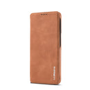For Samsung Galaxy S22+ 5G LC.IMEEKE Hon Ancient Series Horizontal Flip Leather Phone Case(Brown)