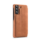 For Samsung Galaxy S22+ 5G LC.IMEEKE Hon Ancient Series Horizontal Flip Leather Phone Case(Brown)