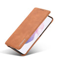 For Samsung Galaxy S22+ 5G LC.IMEEKE Hon Ancient Series Horizontal Flip Leather Phone Case(Brown)