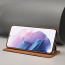 For Samsung Galaxy S22+ 5G LC.IMEEKE Hon Ancient Series Horizontal Flip Leather Phone Case(Brown)