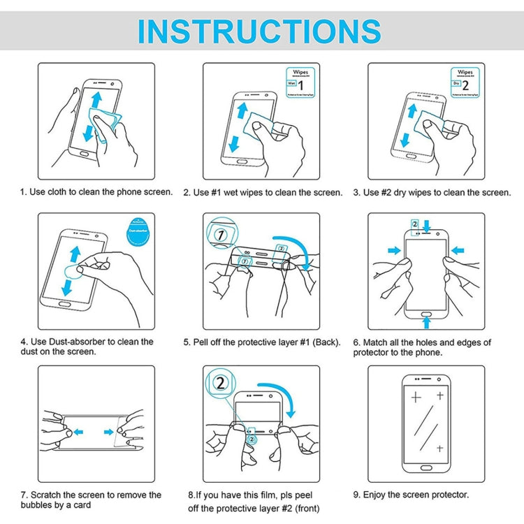 0.26mm 9H 2.5D Tempered Glass Film For Google Pixel 6a