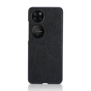 For Huawei P50 Pocket Lychee Texture Folding Phone Case(Black)