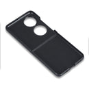 For Huawei P50 Pocket Lychee Texture Folding Phone Case(Black)