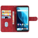 For CUBOT Note 9 Leather Phone Case(Red)