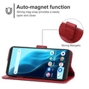 For CUBOT Note 9 Leather Phone Case(Red)