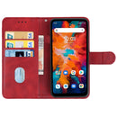 For UMIDIGI BISON X10 Leather Phone Case(Red)