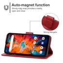 For UMIDIGI BISON X10 Leather Phone Case(Red)