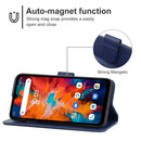 For UMIDIGI BISON X10 Leather Phone Case(Blue)