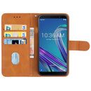 Leather Phone Case For Asus Zenfone Max Pro ZB602KL(Brown)