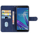 Leather Phone Case For Asus Zenfone Max Pro ZB602KL(Blue)