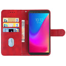 Leather Phone Case For Lenovo K5 Pro(Red)
