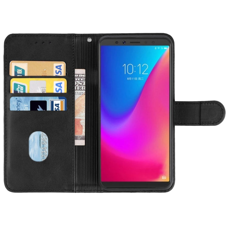 Leather Phone Case For Lenovo K5 Pro(Black)