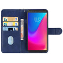 Leather Phone Case For Lenovo K5 Pro(Blue)