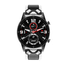 For Samsung Galaxy Watch 3 45mm / Suunto 9 Peak 22mm Contrast Color Silicone Watch Band(White Black)