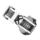 For Samsung Galaxy Watch 3 45mm / Suunto 9 Peak 22mm Contrast Color Silicone Watch Band(White Black)