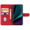 Leather Phone Case For Infinix Note 11 Pro(Red)