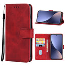 Leather Phone Case For Xiaomi 12X(Red)