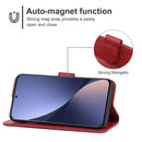 Leather Phone Case For Xiaomi 12X(Red)