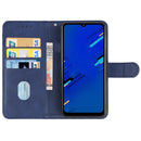 Leather Phone Case For Samsung Galaxy M33 5G(Blue)