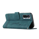 For Tecno Camon 17 Pro Retro Skin Feel Horizontal Flip Soft TPU + PU Leather Phone Case(Dark Green)