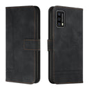For Blackview A90 Retro Skin Feel Horizontal Flip Soft TPU + PU Leather Phone Case(Black)