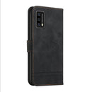 For Blackview A90 Retro Skin Feel Horizontal Flip Soft TPU + PU Leather Phone Case(Black)