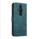 For Sony Xperia Pro-I Retro Skin Feel Horizontal Flip Soft TPU + PU Leather Phone Case(Dark Green)