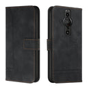 For Sony Xperia Pro-I Retro Skin Feel Horizontal Flip Soft TPU + PU Leather Phone Case(Black)