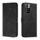 For Xiaomi Redmi Note 11 Pro Retro Skin Feel Horizontal Flip Soft TPU + PU Leather Phone Case(Black)