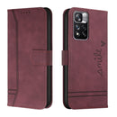 For Xiaomi Redmi Note 11 Pro Retro Skin Feel Horizontal Flip Soft TPU + PU Leather Phone Case(Wine Red)