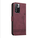 For Xiaomi Redmi Note 11 Pro Retro Skin Feel Horizontal Flip Soft TPU + PU Leather Phone Case(Wine Red)