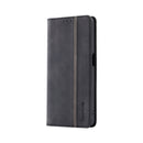 For OPPO A54 / A74 5G Splicing Skin Feel Magnetic Leather Phone Case(Black)