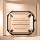 Sword Armor Earphone Protective Case with Hook For AirPods 3(Rose Gold)