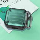 Sword Armor Earphone Protective Case with Hook For AirPods 3(Rose Gold)