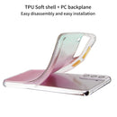 For Samsung Galaxy S22 5G Gradient TPU + Acrylic Phone Case(Blue)
