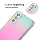 For Samsung Galaxy S22 5G Gradient TPU + Acrylic Phone Case(Purple)