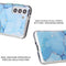 For Samsung Galaxy S22 5G Glazed Marble Pattern TPU + Acrylic Phone Case(Black)