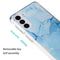 For Samsung Galaxy S22 5G Glazed Marble Pattern TPU + Acrylic Phone Case(Green)