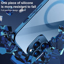 Electroplating Frosted Magsafe Magnetic Phone Case For iPhone 13 Pro Max(Silver)