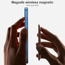 Electroplating Frosted Magsafe Magnetic Phone Case For iPhone 13 Pro Max(Silver)