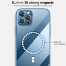 Electroplating Frosted Magsafe Magnetic Phone Case For iPhone 13 Pro Max(Blue)