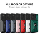 For Motorola Moto G60 Sliding Camshield Card Phone Case(Red)