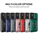 For Xiaomi Redmi Note 10 5G Sliding Camshield Card Phone Case(Blue)