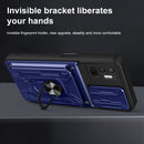 For Xiaomi Redmi Note 10 5G Sliding Camshield Card Phone Case(Grey)