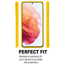 For Samsung Galaxy S22 5G GOOSPERY PEARL JELLY Shockproof TPU Phone Case(Yellow)