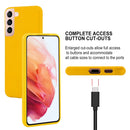 For Samsung Galaxy S22 5G GOOSPERY PEARL JELLY Shockproof TPU Phone Case(Yellow)